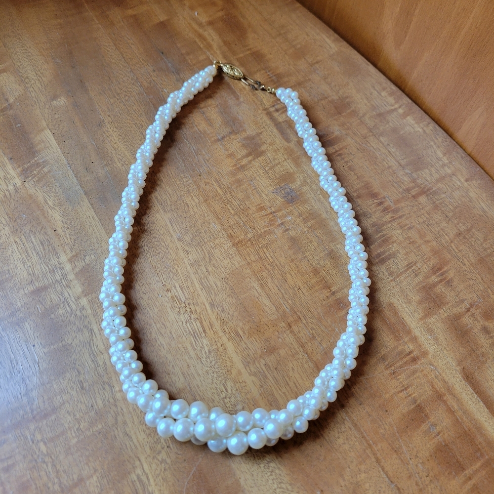 Napier Vintage Faux Pearl Necklace
